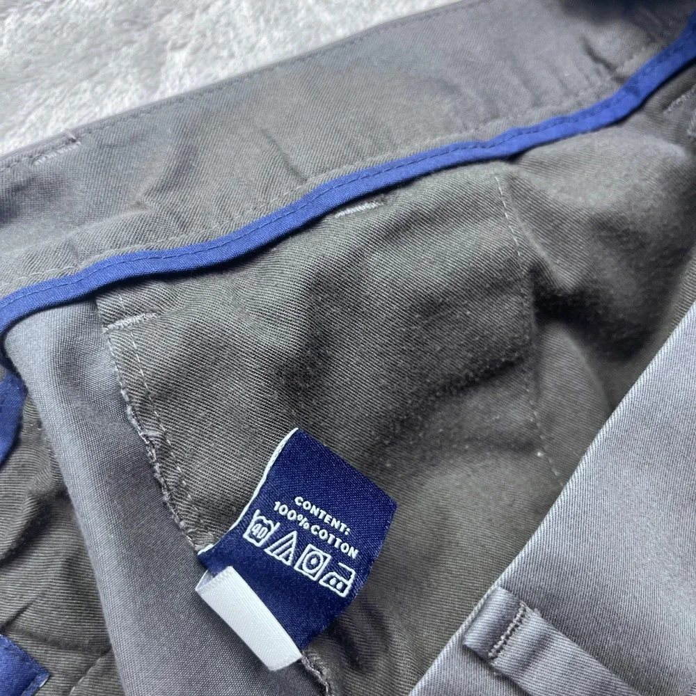 Bonobos Friday Dress‎ Pants Men's Sz 32 Gray Straight Fit Cotton Office Career